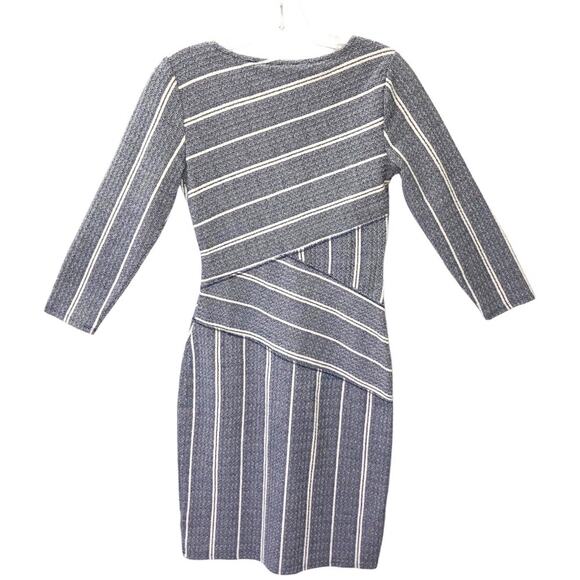 Anthropologie Maeve Wrapped Stripe Column Sheath Dress XS EUC - Picture 7 of 9